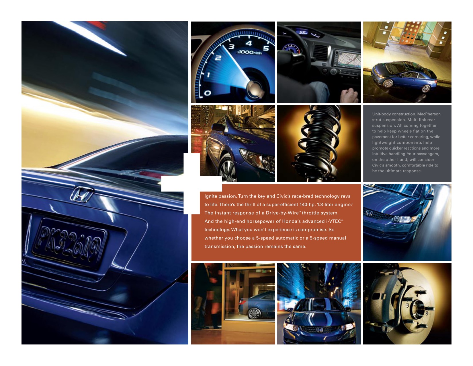 2009 Honda Civic Coupe Brochure Page 16